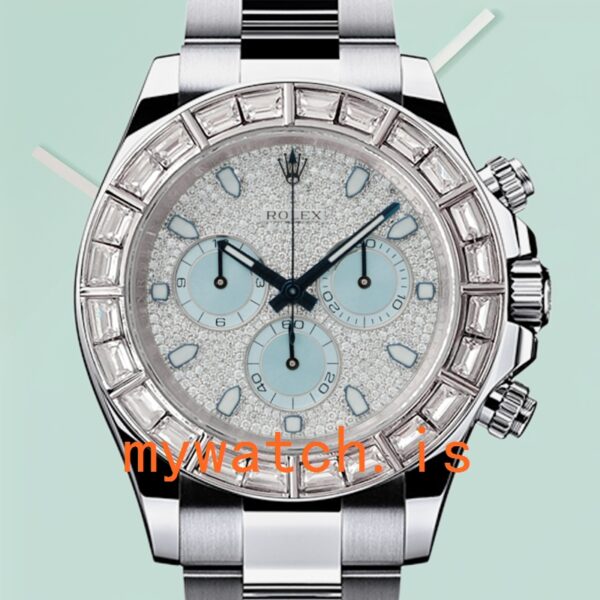 Rolex Daytona 40mm Mens 116576 Automatic Diamond Paved Dial: A Timeless Masterpiece