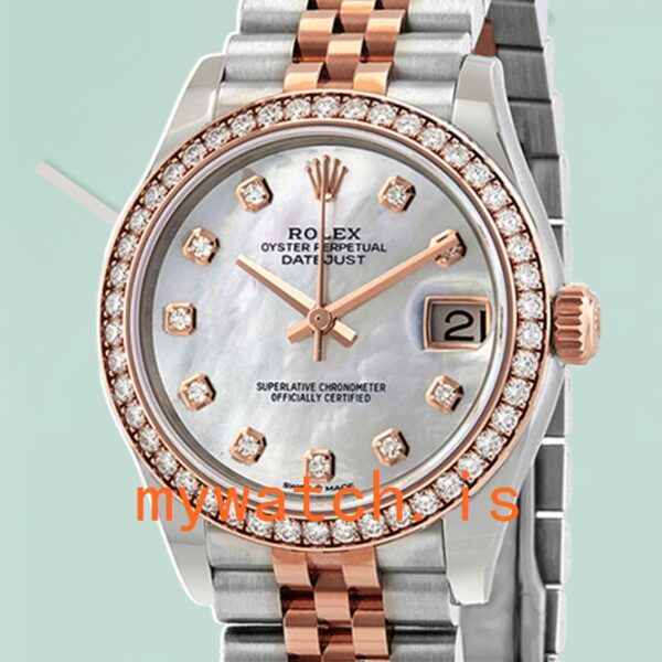 Rolex Datejust Ladies m278381rbr-0026 31mm Jubilee Bracelet: Genuine vs. Replica