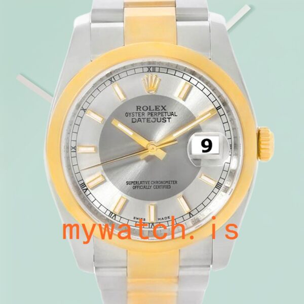 Rolex Datejust Men’s 116203STSO 36mm Silver-tone: A Timeless Classic