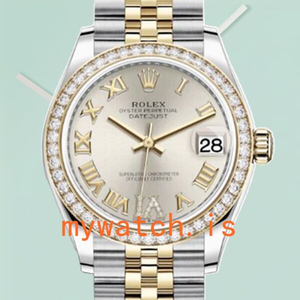 Rolex Datejust m278383rbr-0004 Ladies 31mm Automatic: Genuine vs. Replica
