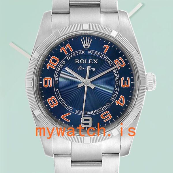Rolex Air-King 36mm 114210BLAO: Genuine vs. Replica Analysis