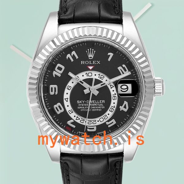 Rolex Sky-Dweller 42mm Men’s 326139BKAL Black Dial Silver-tone: A Masterpiece of Horology