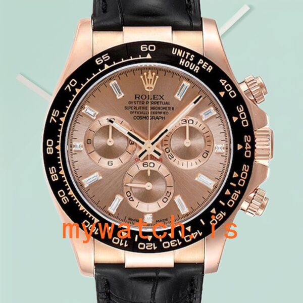 Rolex Daytona 40mm Mens 116515 Leather Strap: Genuine vs. Replica Analysis
