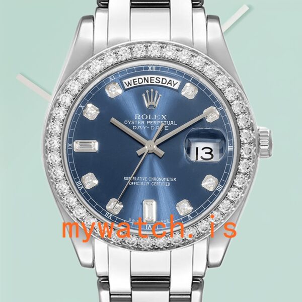 Rolex Pearlmaster 36mm Unisex 18946 Blue Dial: Genuine vs. Replica Analysis