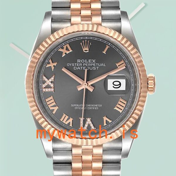 Rolex Datejust Men’s m126231-0023 36mm Grey Dial: A Timeless Classic