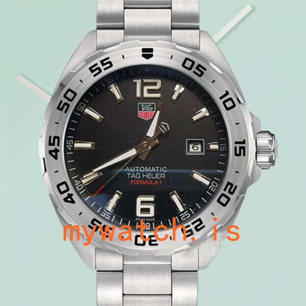 Tag Heuer Formula 1 Mens 42mm WAZ1112.BA0875 Automatic Silver-tone: Genuine vs. Replica