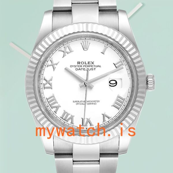 Rolex Datejust 41mm Mens m126301-0015 Oyster Bracelet Wimbledon Dial: Authentic vs. Replica