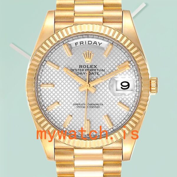 Rolex Day-Date 40mm Mens 228238 Stainless Steel President Bracelet: Genuine vs. Replica