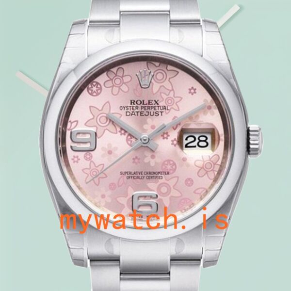 Rolex Datejust 36mm Mens 116200PFAO Stainless Steel Automatic: Authentic vs. Replica