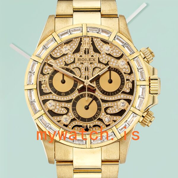 Rolex Daytona 40mm 116568 Mens Gold-tone Oyster Bracelet: Genuine vs. Replica